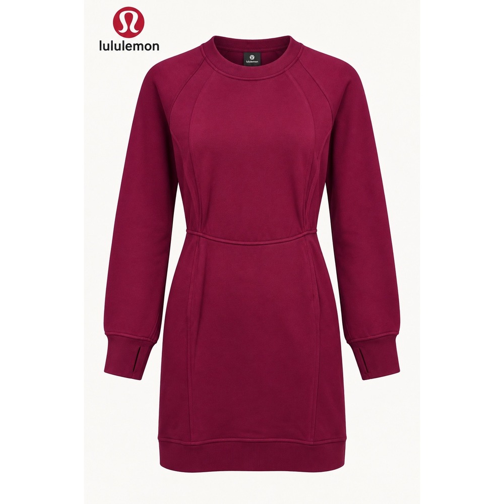 Lululemon Scuba Dress in Berry Red Size 6